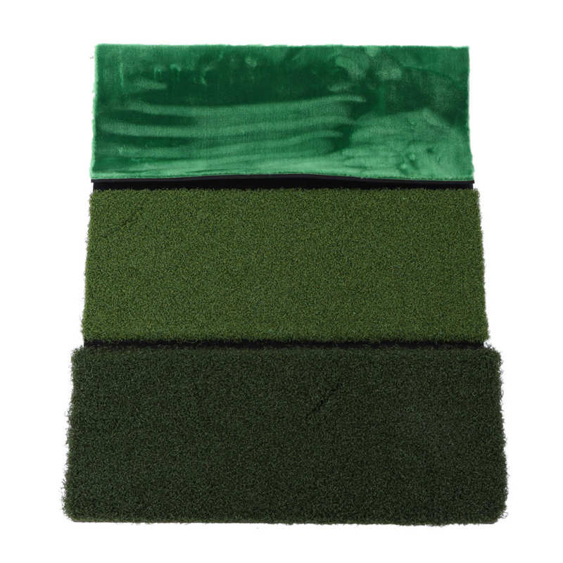 Hitting Mat Reduce Friction Damage Foldable 3 in 1 Grass Mat for Indoors for Backyard for Outdoors